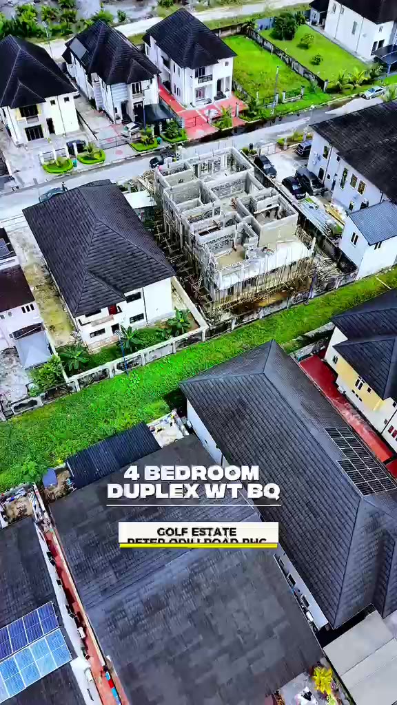 4 Bedroom Duplex with BQ in Golf Estate, Port Harcourt