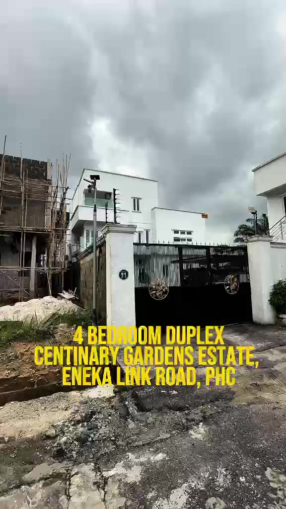 4 Bedroom Duplex with Private Cinema in Centinary Gardens, Eliozu
