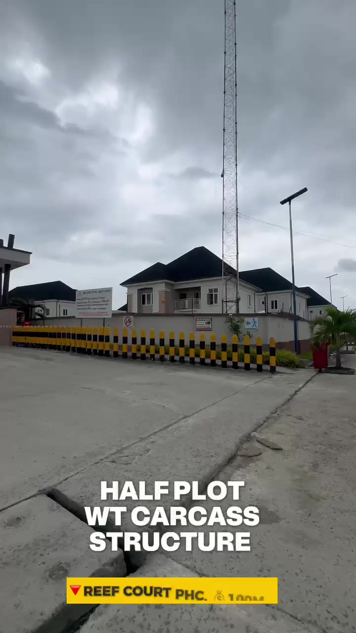 Half Plot with Carcass Structure – Reef Court, Port Harcourt