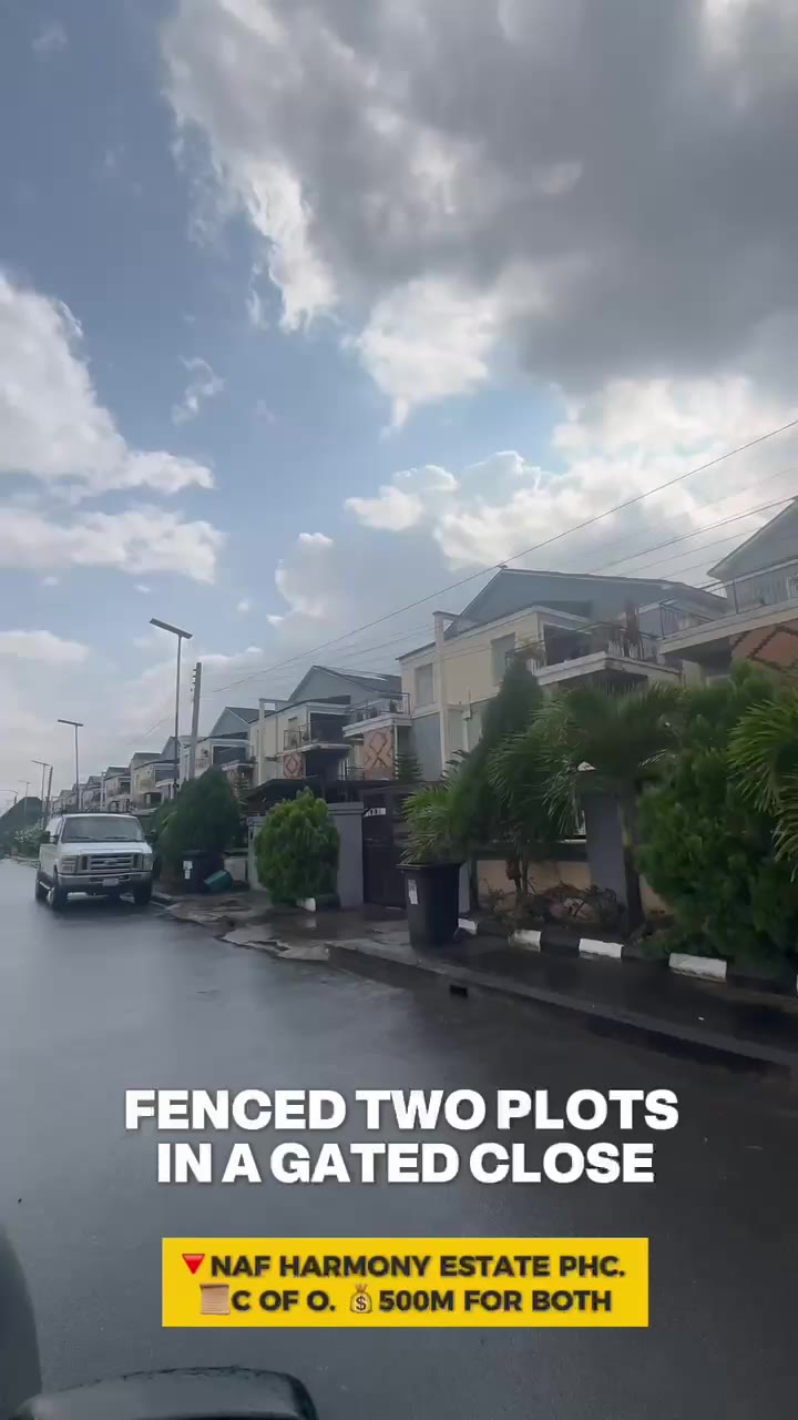 Fenced Two Plots of Land in NAF Harmony Estate