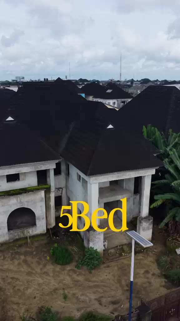 5 Bedroom Duplex (Carcass) in Gitto Estate, Port Harcourt