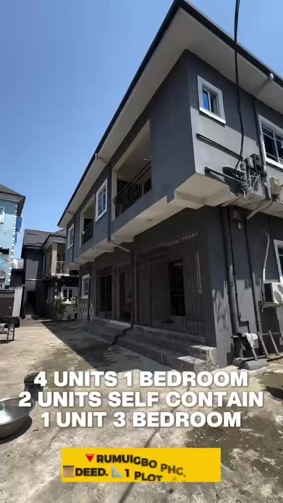7-Unit Block of Flats for Sale in Rumuigbo, Port Harcourt